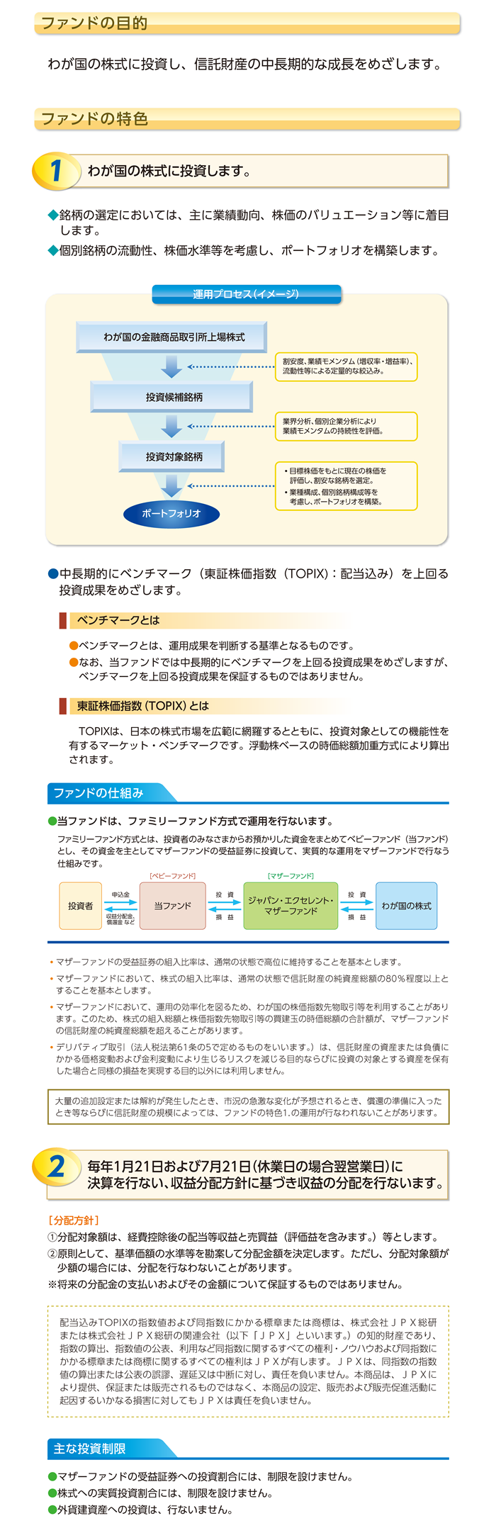 ジャパン・エクセレント追加型投信/国内/株式