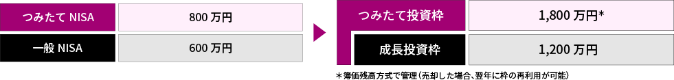 生涯非課税限度額の拡大