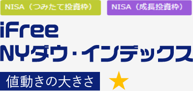 iFree NYダウ・インデックス 値動きの大きさ ★