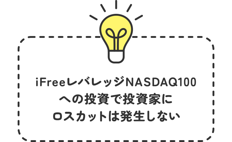 iFreeレバレッジNASDAQ100への投資で投資家にロスカットは発生しない