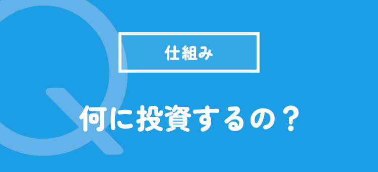 何に投資するの？