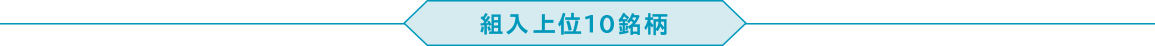 組入上位10銘柄